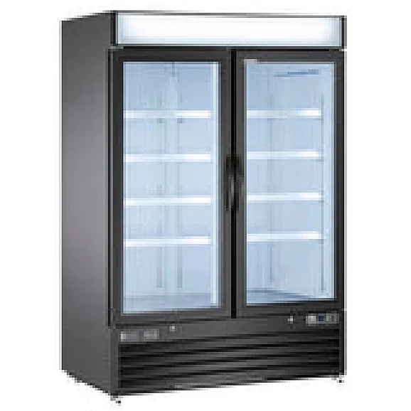 MAXX COLD Maxx Cold Double Glass Door Ice Merchandiser Freezer MXM248FBHC