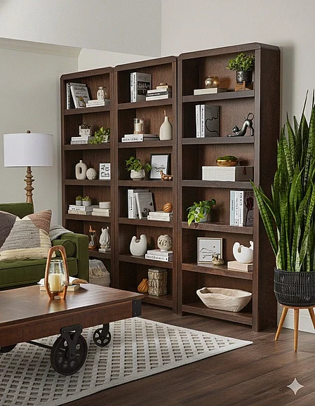 Aspenhome Taylor 3pc Bookcase Set in Espresso