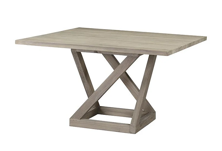 Artesia Cubist 50'' Square Dining Table in Grey Oak N4-E709