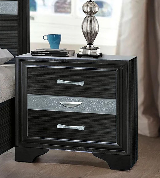 Acme Naima Nightstand in Black 25903