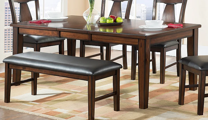 Urban Styles Napa Rectangular Dining Table in Light Brown 1920