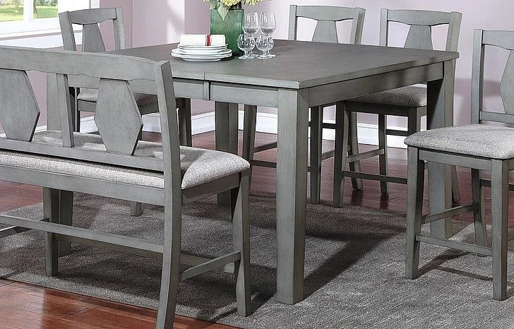 Urban Styles Napa Gray Counter Table Light Gray in 2930