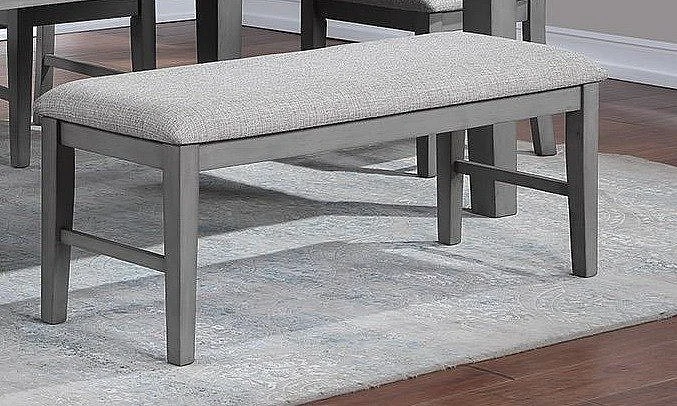 Urban Styles Napa Gray Dining Bench in Gray 1933