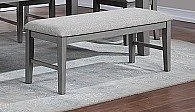 Urban Styles Napa Gray Counter Bench Light Gray in 2933