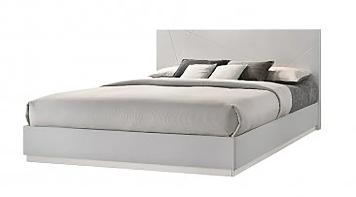 J&M Naples Queen Platform Bed in Grey 17122-Q CLOSEOUT