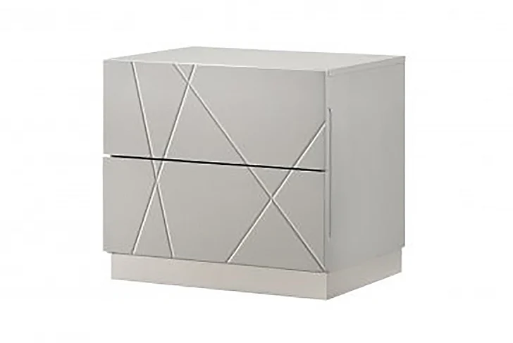 J&M Naples Nightstand in Grey 17122-NS CLOSEOUT