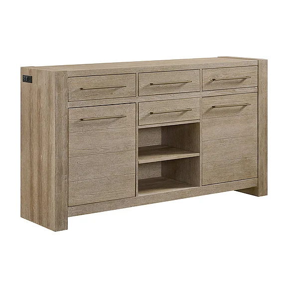 Intercon Furniture Nash 70" Sideboard in Weathered Sand NS-CA-7040 -WSN-C
