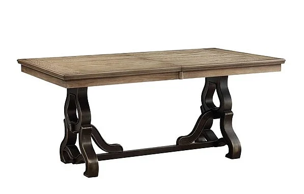 ACME Nathaniel Dining Table in Maple 62330