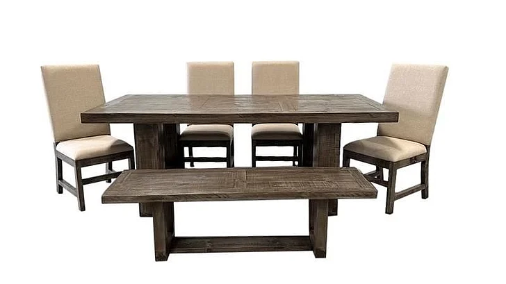 Split Nickel Neo 6pc Dining Room Set