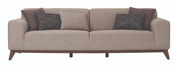 Enza Home Netha 3 Seater Sofa Bed - 2008 - K1 - 10911 Cream - Ar:102 - Br:102 01499777