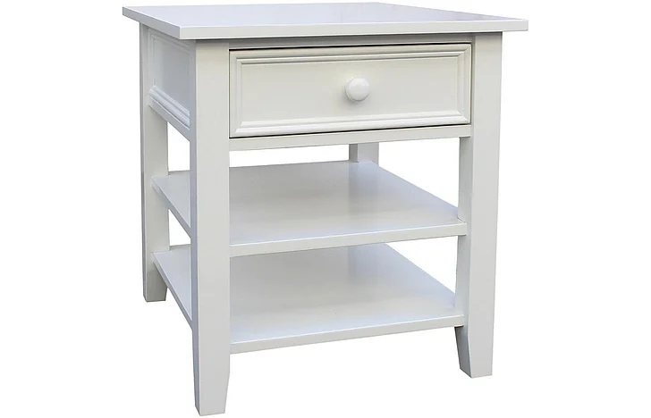 Cottage Creek New Haven End Table in White 3491-0150