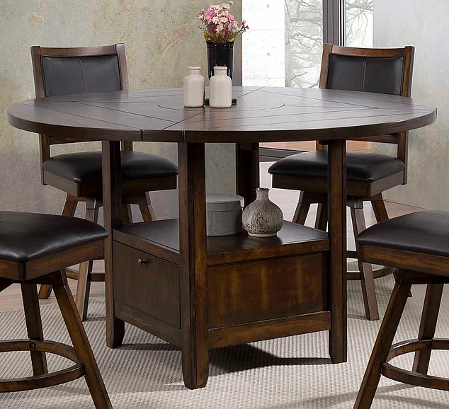 Urban Styles New Jersey Pub Table in Walnut