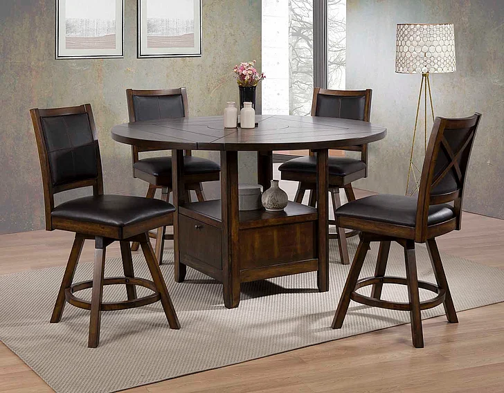 Urban Styles New Jersey 7pc Pub Set in Walnut