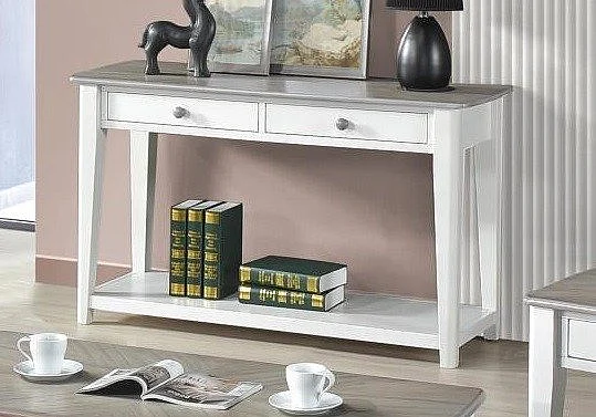 Urban Styles Newark Sofa Table Smoke Gray/Almond in 1867