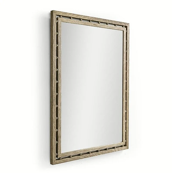 Jonathan Charles William Yeoward Morris Mirror in Greyed Oak 530247-GYO