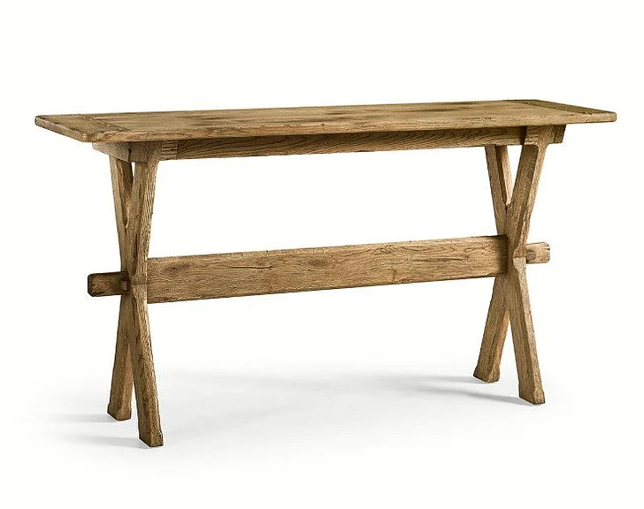 Jonathan Charles Echo Canyon Console Table in Faded Oak 491261-FDO