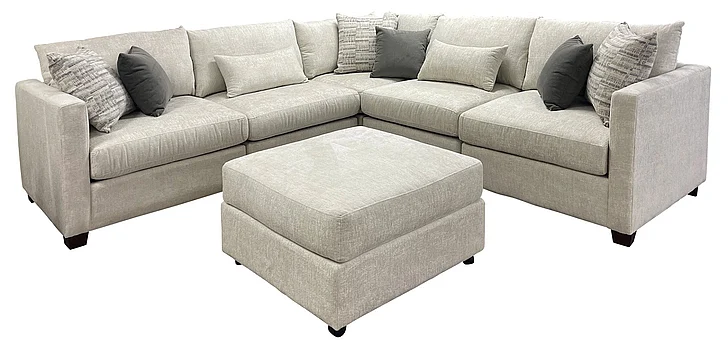 Luke Home Newport 5pc Sectional Living Room Set