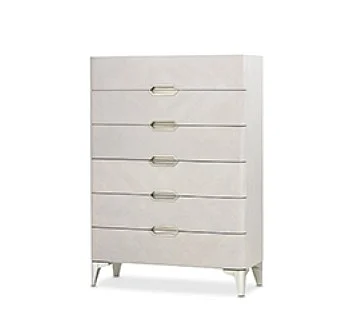 AICO Furniture Penthouse Vertical Storage Cabinet-Chest of Drawers in Ash Gray NF9033070SA-130