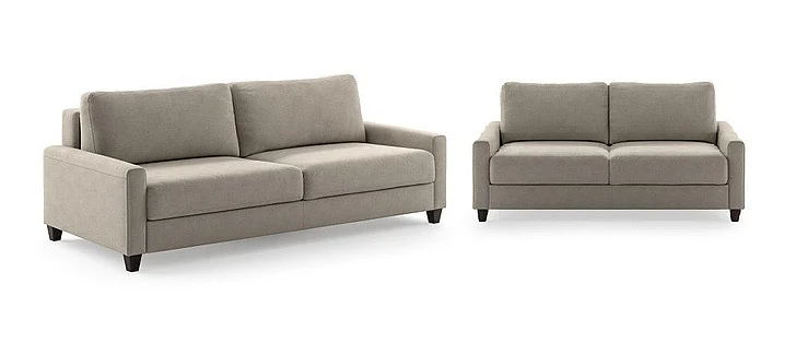 Luonto Nico 2pc Sofa Sleeper Living Room Set - Cloud 09 - 104/9 Smoked Birch