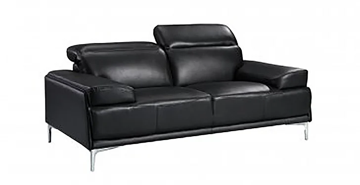 J&M Nicolo Sofa in Black 18982-S PROMO