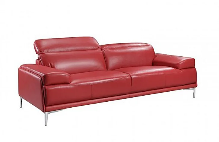 J&M Nicolo Sofa in Red 18981-S PROMO
