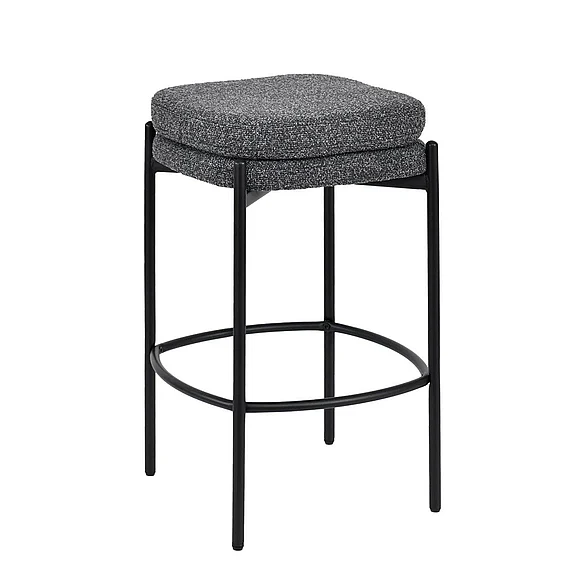 LH Home Nina Counter Stool in Chunky Grey NIN026-CBK