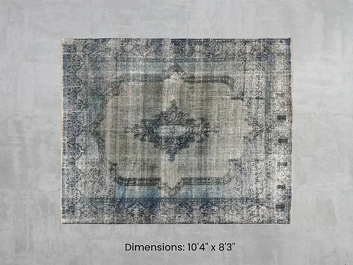 LH Home Namaste Rug 13'4" x 9'10" in Blue NMSTE-1055