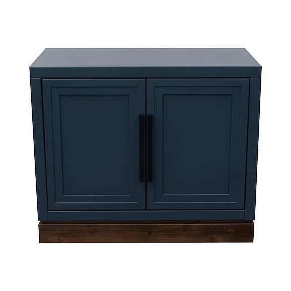 Legends Nora 2 Door Cabinet in Denim/Whiskey NO1210.BWK