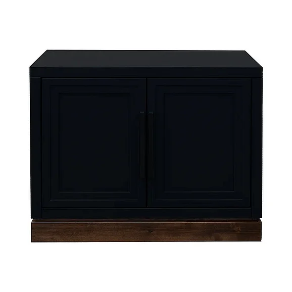 Legends Nora 2 Door Cabinet in Black/Whiskey NO1210.SWK