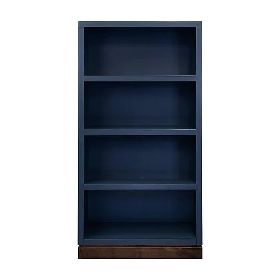 Legends Nora Bookcase in Denim/Whiskey NO6860.BWK