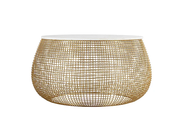 Galaxy Home T3007-36-25 Coffee Table in Gold 601955552196