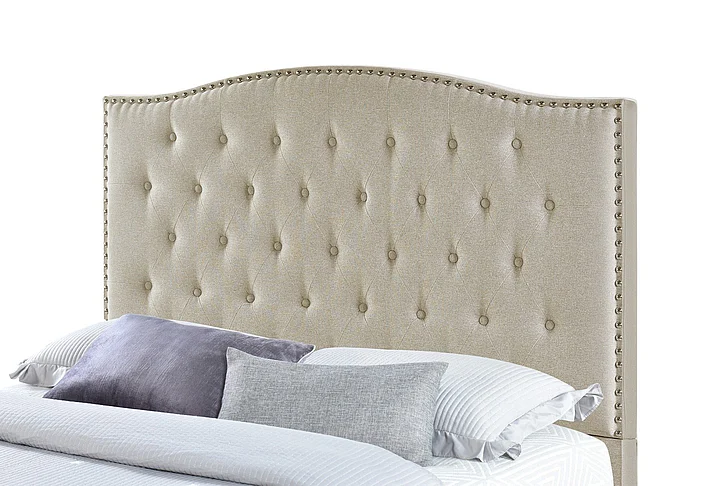 Fashion Bed Group Nora Full/Queen Headboard Only in Beige B323225