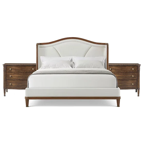 Theodore Alexander Althorp Living History Dorset 2pc Panel Bedroom Set in Heirloom