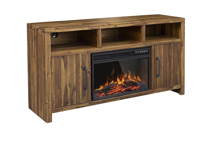 Cottage Creek North Wood Fireplace Cabinet 2681-0529