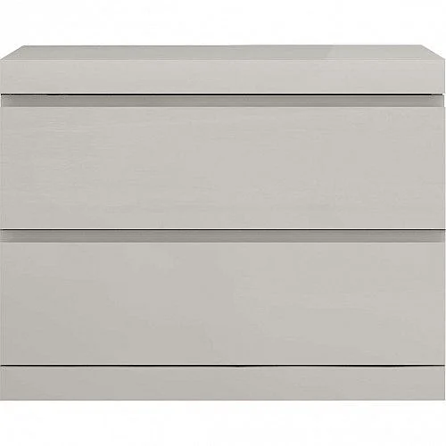 Whiteline Modern Anna Small Nightstand in Light Grey NS1207S-LGRY