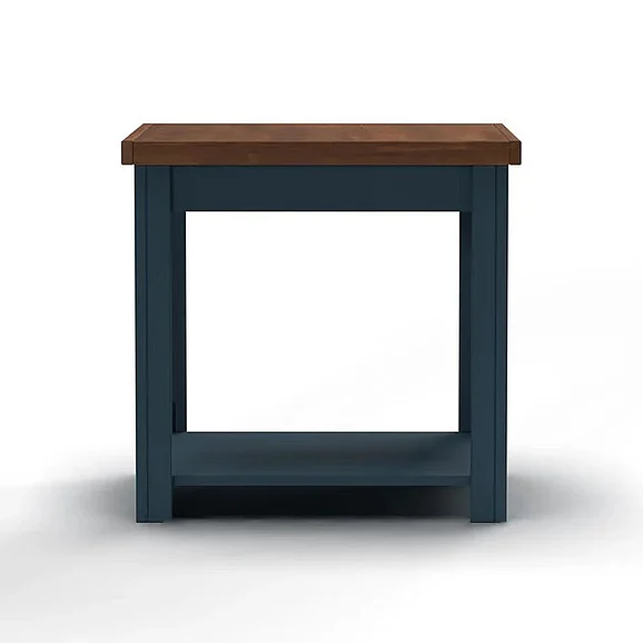 Legends Nantucket End Table in Denim/Whiskey NT4110.BWK