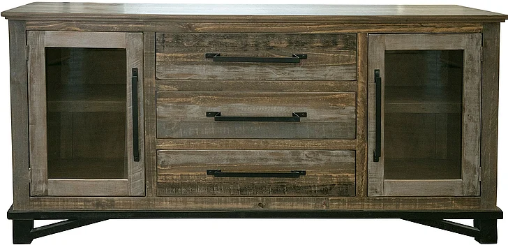 IFD Loft 3 Drawer Buffet in Brown IFD6441BFF