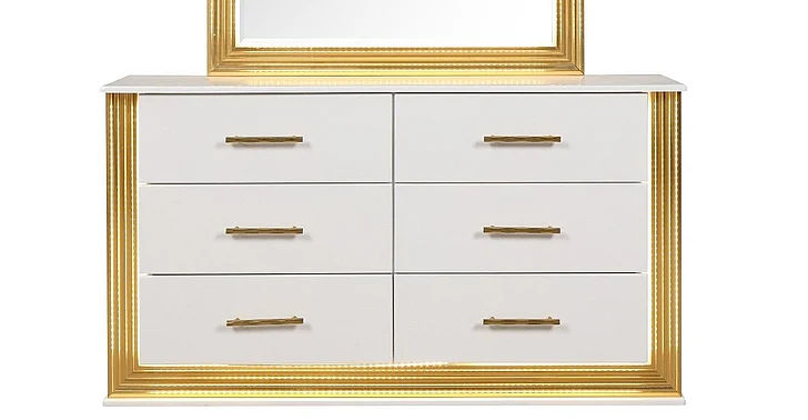 Galaxy Home Obsession Dresser in White 698781026304