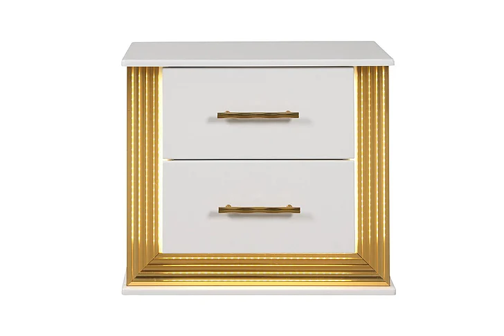 Galaxy Home Obsession Nightstand White 698781177631