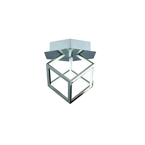 Bethel Nickel Metal LED Box Light Flush Mount OC01F8N