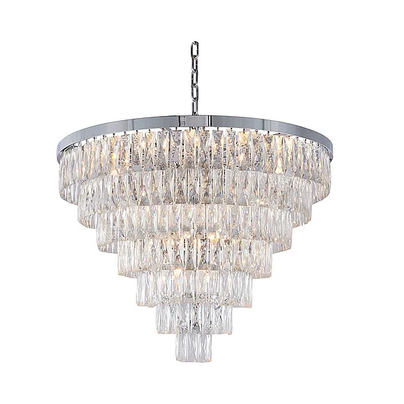 Bethel Chrome Seven Tier Chandelier OC45C32CH