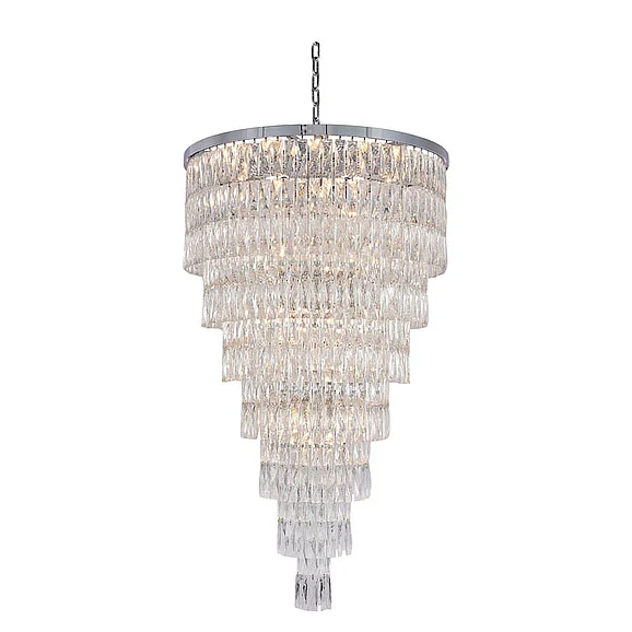 Bethel Chrome Steven Tier Chandelier OC53C32CH
