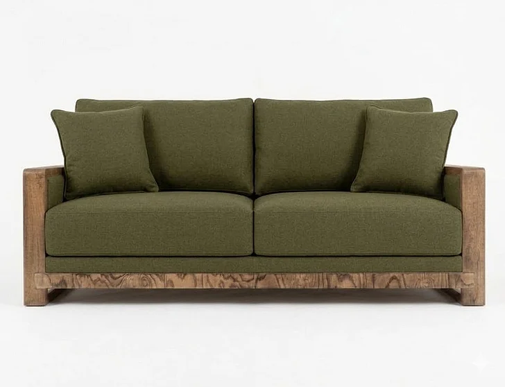 IFD Ancora Loveseat in Green IUP325-LOV-111