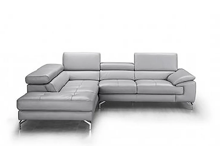 J&M Olivia Left Hand Facing Chaise in Light Grey 18275-LHFC PROMO