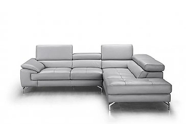 J&M Olivia Right Hand Facing Chaise in Light Grey 18275-RHFC PROMO