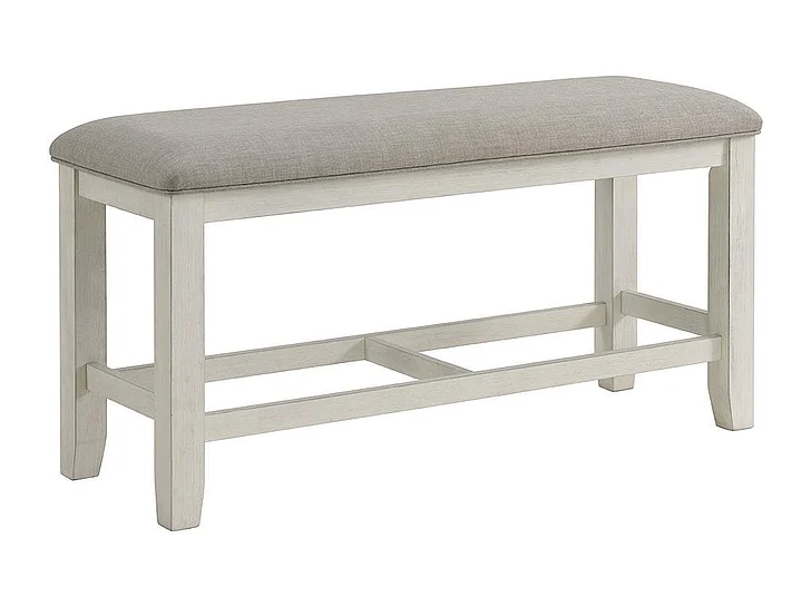 Urban Styles Omaha Counter Bench Gray/Almond in 2653