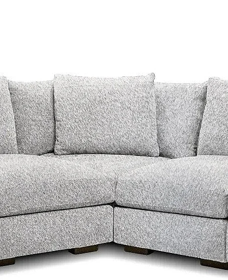 Mobital Onza Corner Oat Tweed Fabric SEC-ONZA-OATT-CORNE