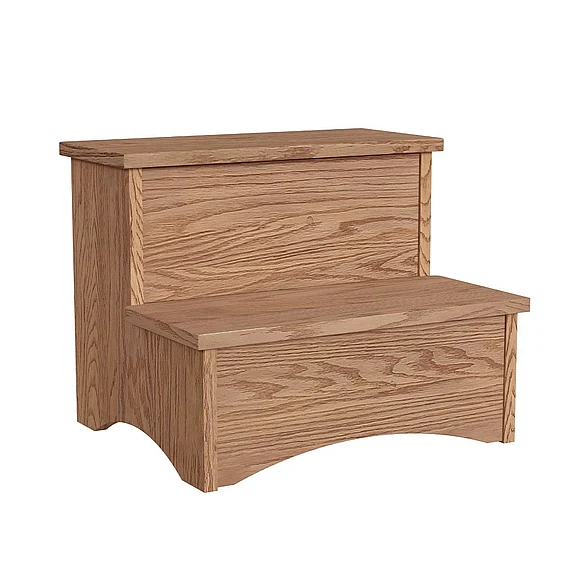 Intercon Furniture Oak Park Step Stool in Taupe OP-BR-STEP -TAU-C