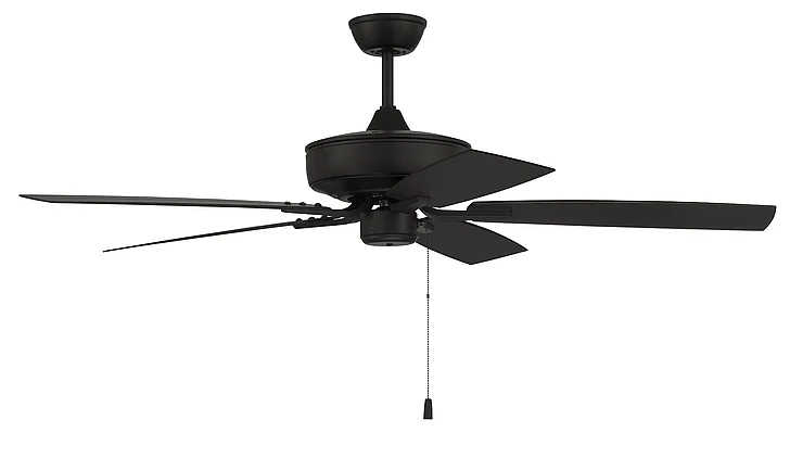 Craftmade 52" Outdoor Pro Plus 52 in Flat Black w/ Flat Black Blades OP52FB5