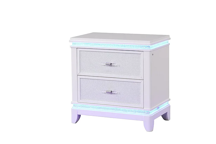 Galaxy Home Opium Nightstand White 698781214800
